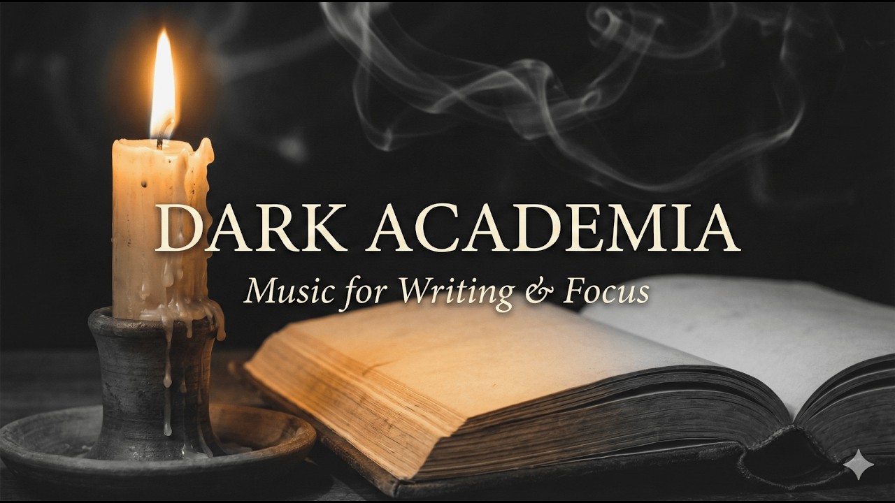 🕯️ Dark Academia Music for Writing & Focus | Gothic Library Ambience | Study with Me