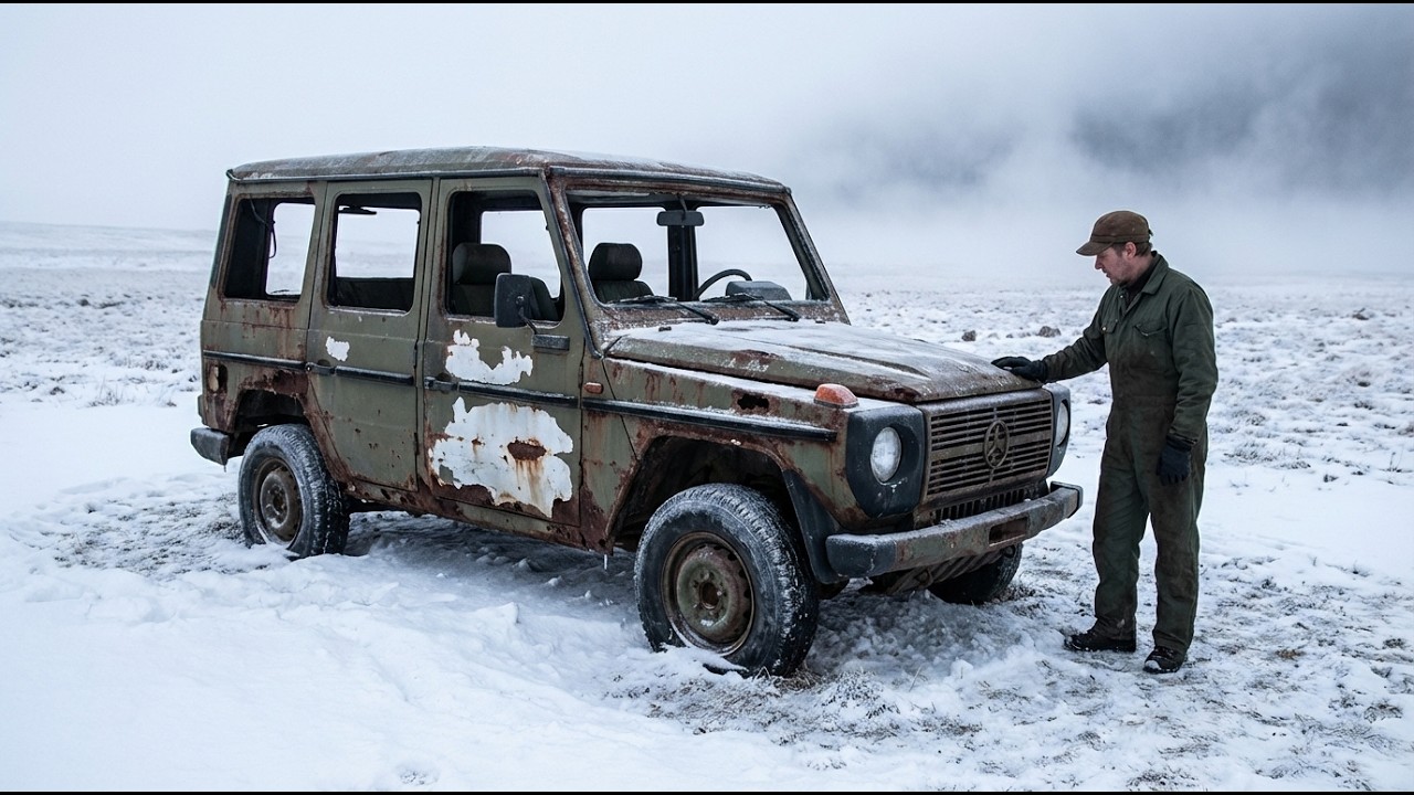 ASMR Car Restoration! Full Restoration of a 1985 Mercedes G-Class Found in the Snow