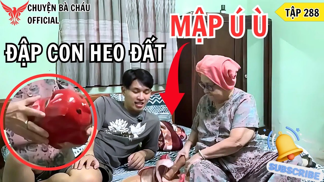 Nội 85 Tuổi Đập Heo Đất Mập &Uacute; &Ugrave; &ndash; 1 Ph&aacute;t Ăn Ngay 😱 Heo C&oacute; Tiền, Chứ Kh&ocirc;ng Ch&aacute;u Cũng Bị Ăn Chửi No N&ecirc;