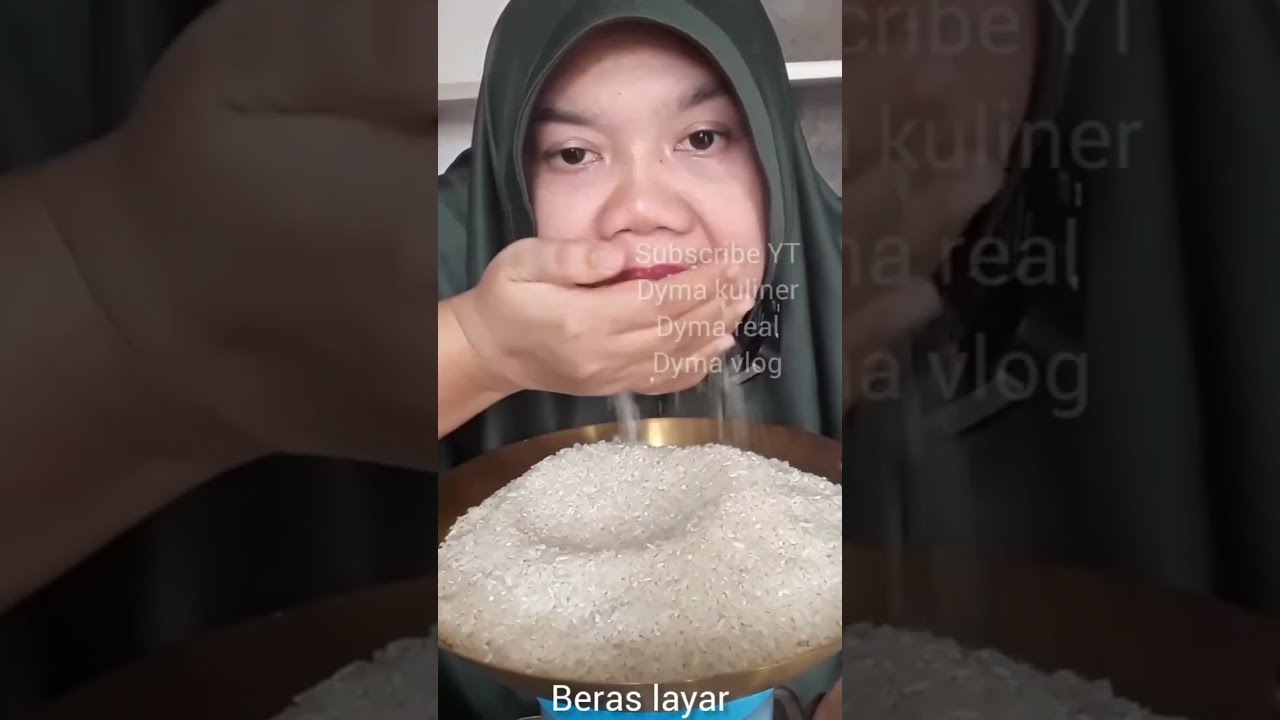 DYMA KULINER 💕kompilasi Suapan Tangan💕 makan beras mentah💕#asmr #mukbang #asmrsounds @Dymareal 