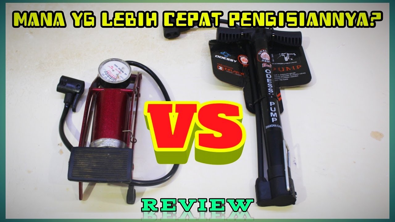 Review pompa ban Mobil motor manual mini tekan dan injak portable