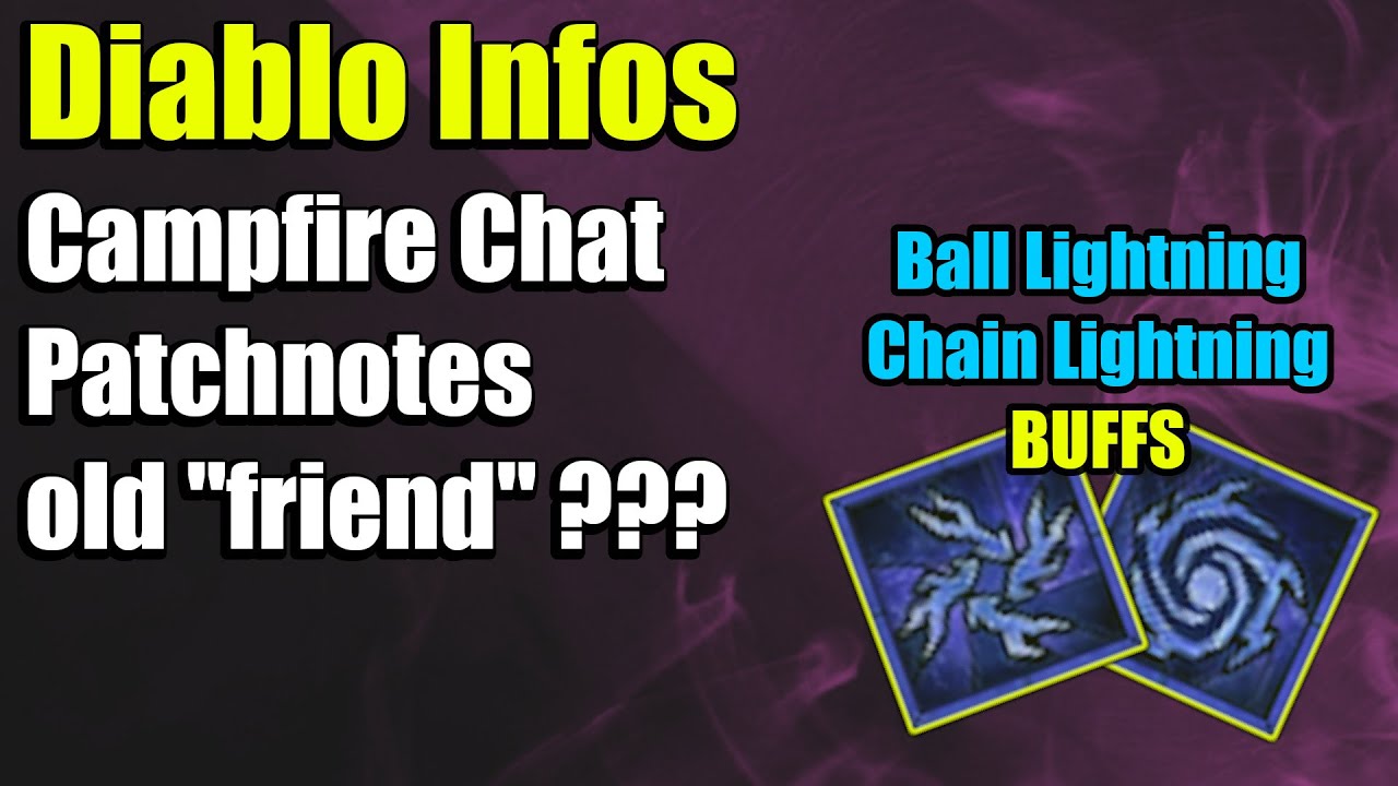 Diablo Infos | Campfire / Patchnotes / old 