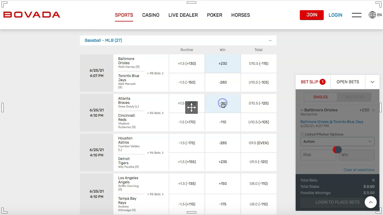 How to Bet on Baseball Games Online