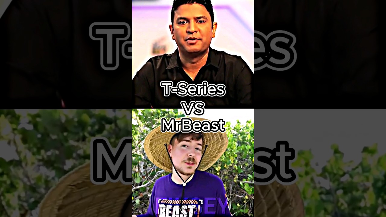 T-Series Vs MrBeast #shorts #battle #edit #mrbeast #tseries  #meme #мистербист #битваютуберов