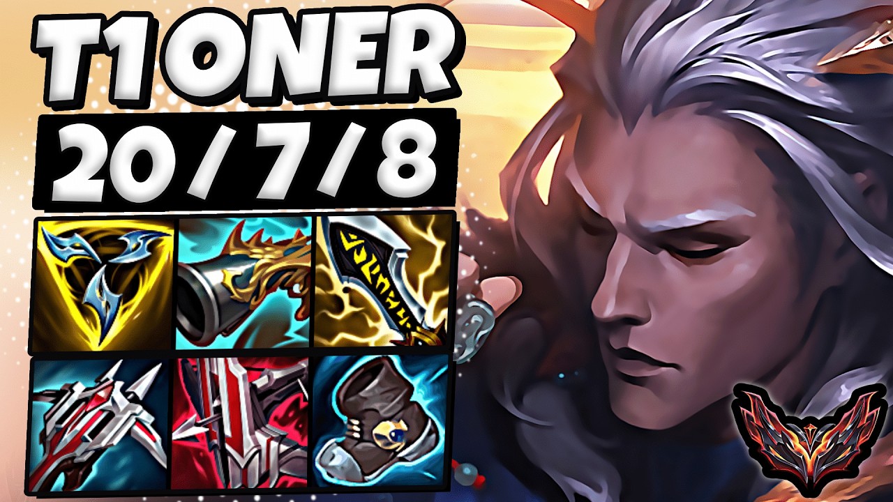 T1 Oner Viego vs Brand [ Jungle ] Patch 25.8 Korea Grandmaster ✅