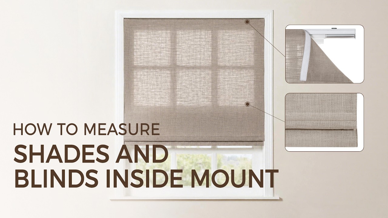 How to Measure Inside Mount Shades/Blinds