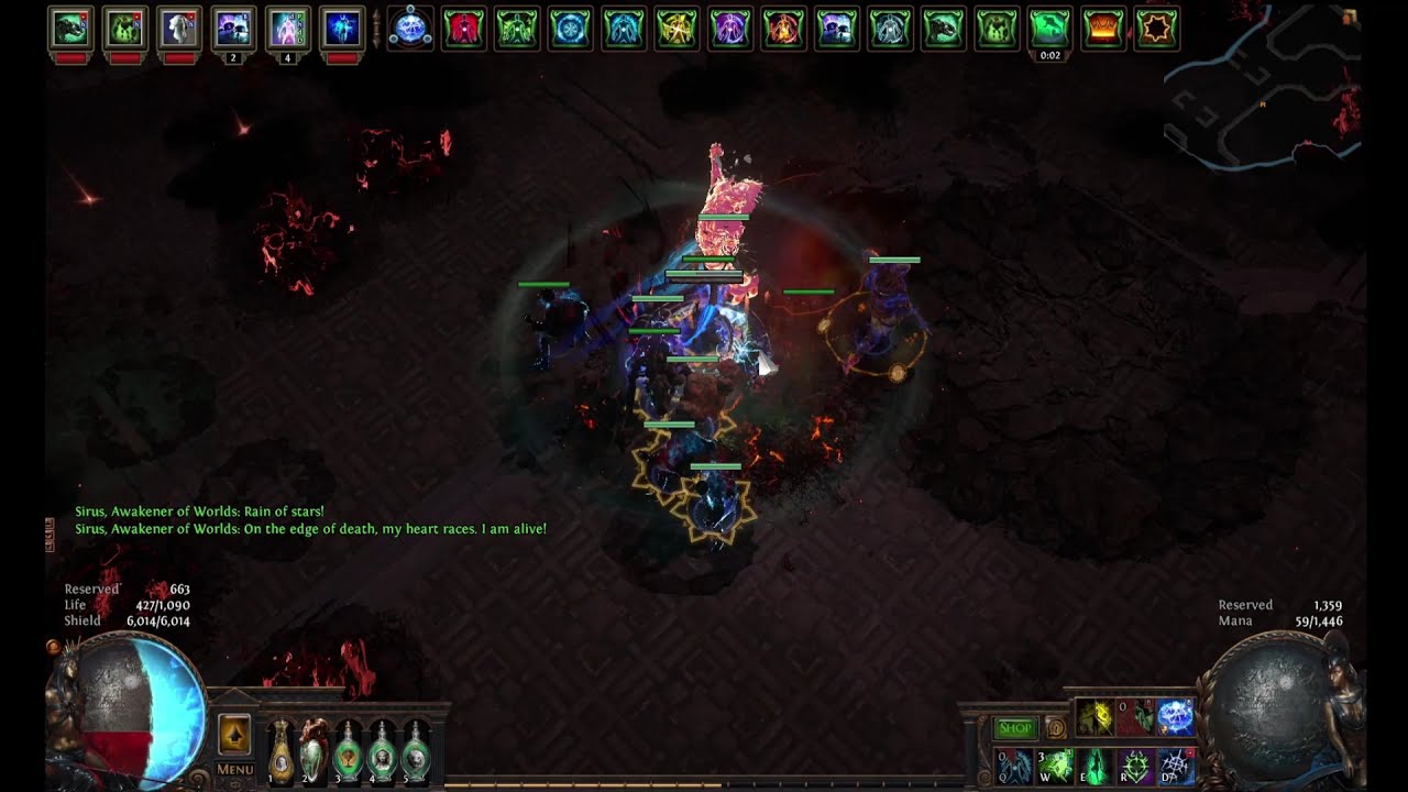 POE[3.14]A9 Sirus last phase 3sec??? Spectre Necromancer
