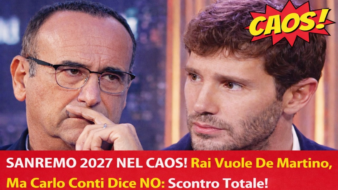 SANREMO 2027 NEL CAOS! Rai Vuole De Martino, Ma Carlo Conti Dice NO Scontro Totale!