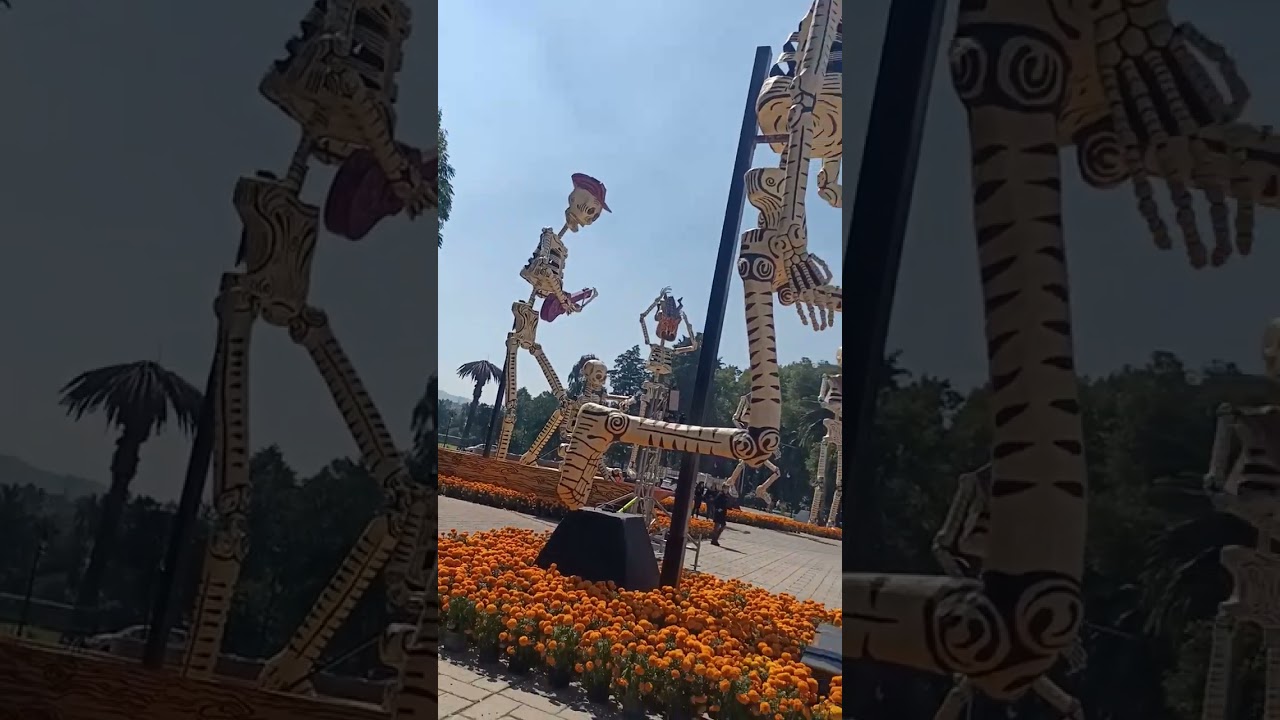 Concurso de ofrendas de día de muertos en Oaxaca 