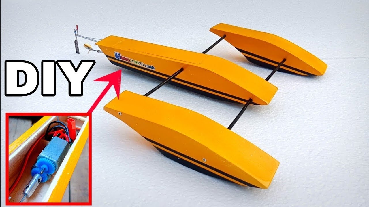 Build a Rigger RC Boat DIY