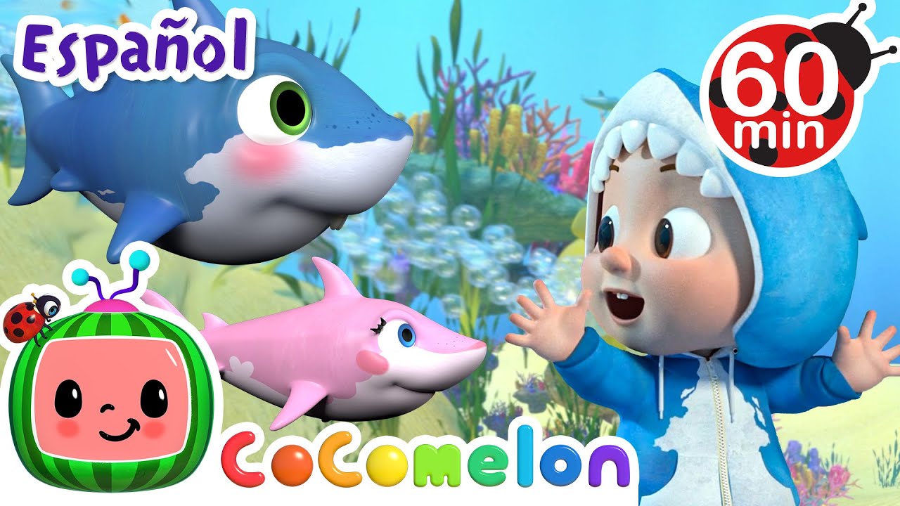 El bebe tiburoncito | CoComelon y los animales 🍉| Caricaturas para niños | Español Latino