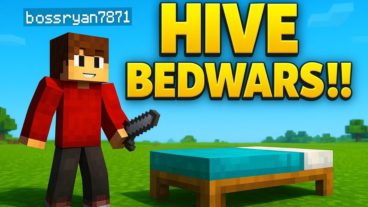 Destroying noobs in hive bedwars solos 