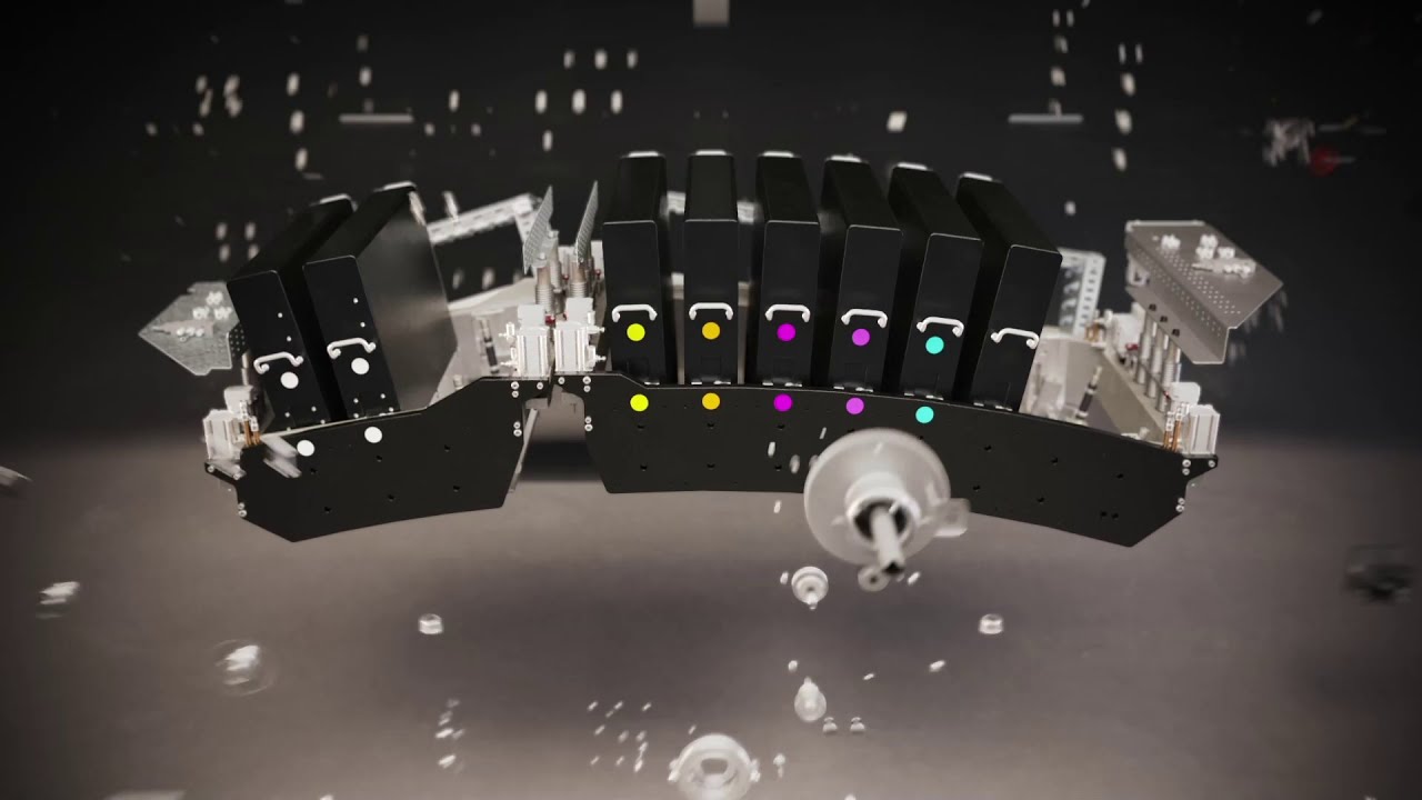 Цифровая струйная печатная машина Domino N730i для производства этикеток и гибкой упаковки