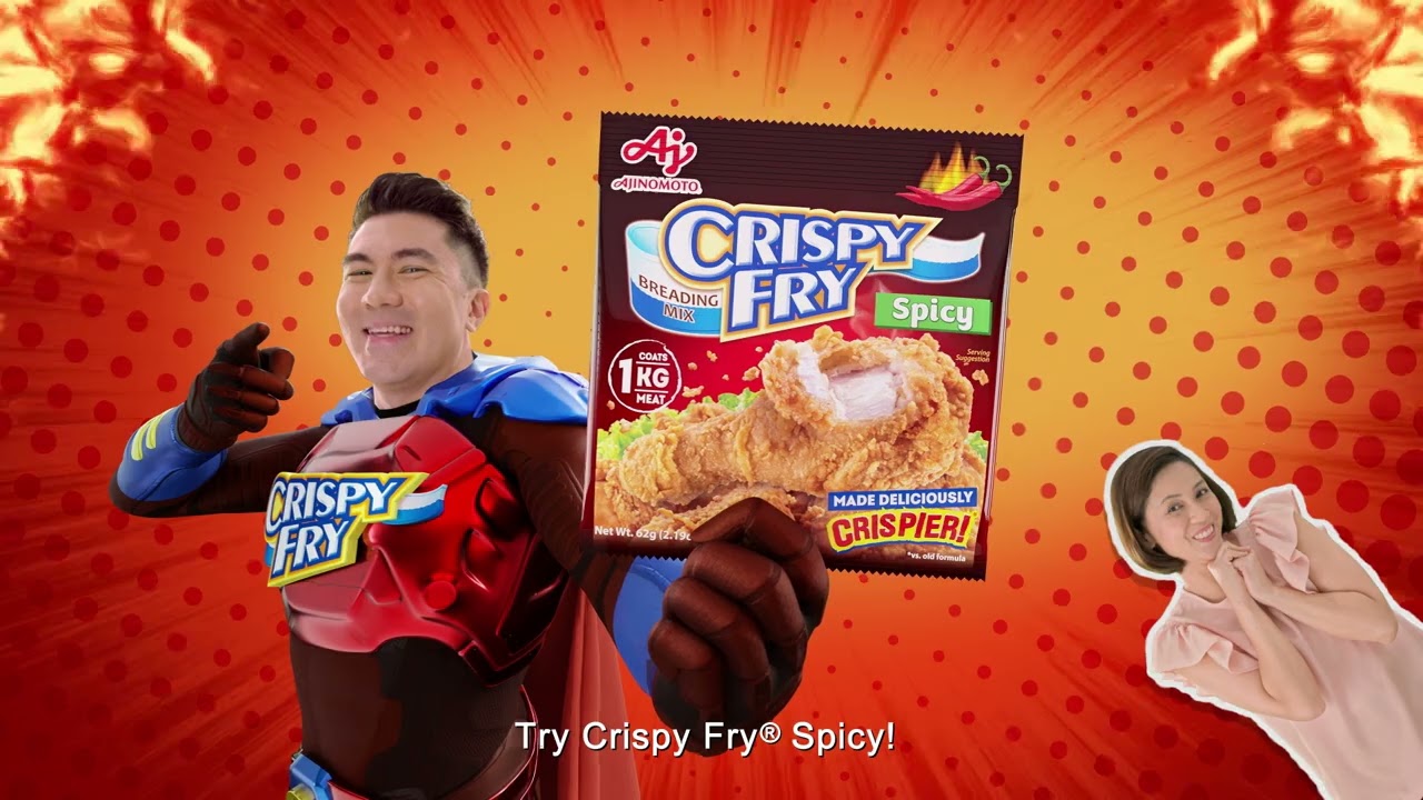 Enjoy spicy fried chicken with Crispy Fry&reg; Spicy!