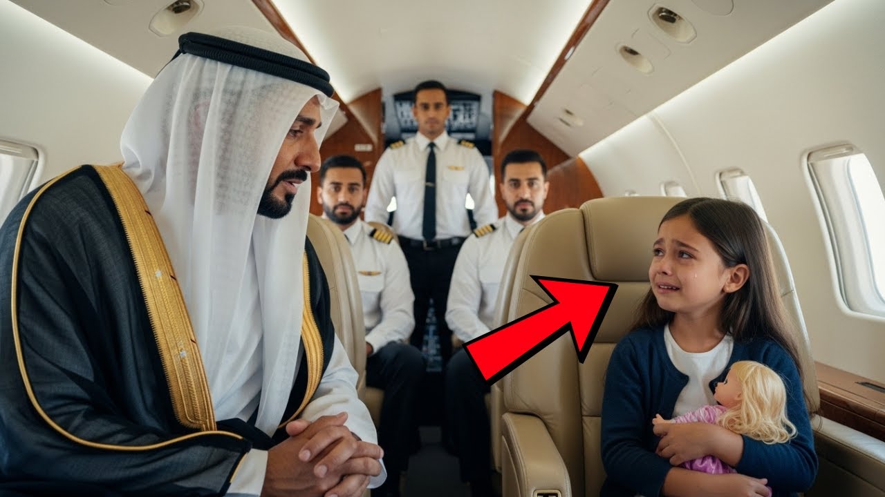 “¡PARE ESE VUELO!” — Gritó el Jeque... y su promesa a la niña hizo llorar a todo el avión.