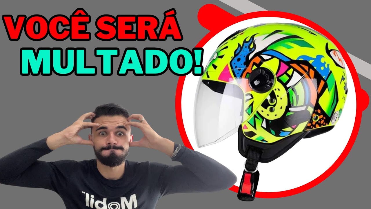 PODE USAR CAPACETE ABERTO NA RODOVIA? E NA CIDADE?