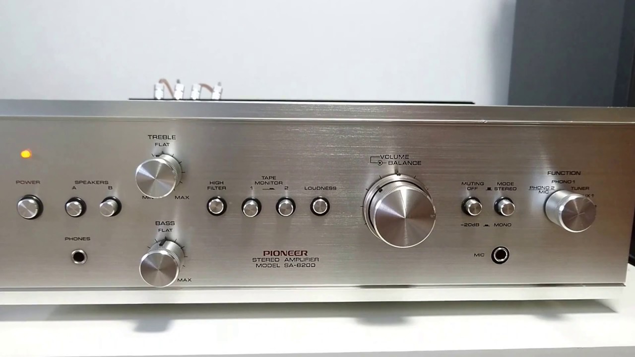 PIONEER SA-6200 Stereo Integrated Amplifier (1973-75)