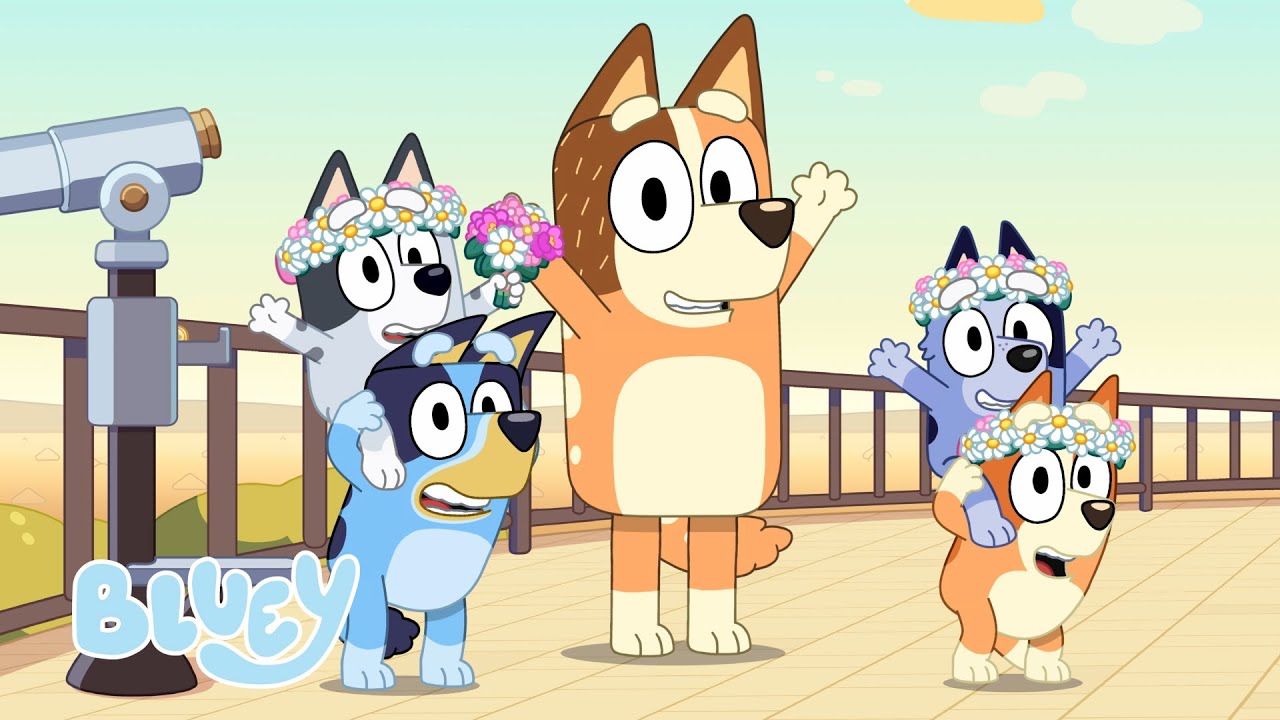 The Flower Girls Save the Wedding! 💐 | BRAND NEW CLIP - Bluey: The Sign 🪧 | Bluey