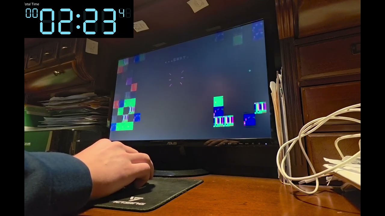 There is no game speedrun (