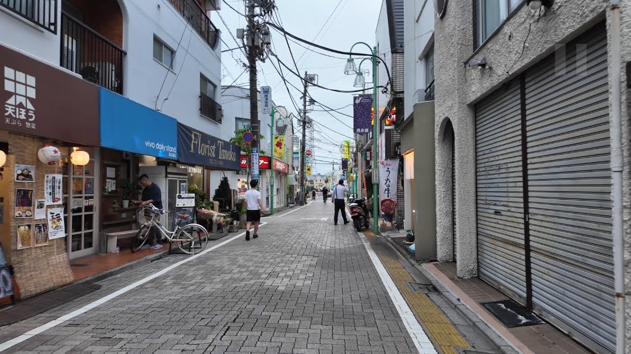 Tokyo Eifukucho to Nishi-Eifuku Japan Evening Walk 4K HDR