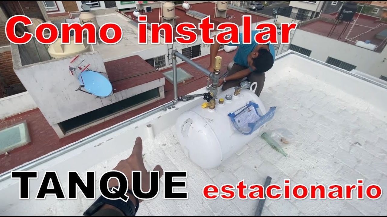 Como INSTALAR tuberia de GAS, tanque estacionario.