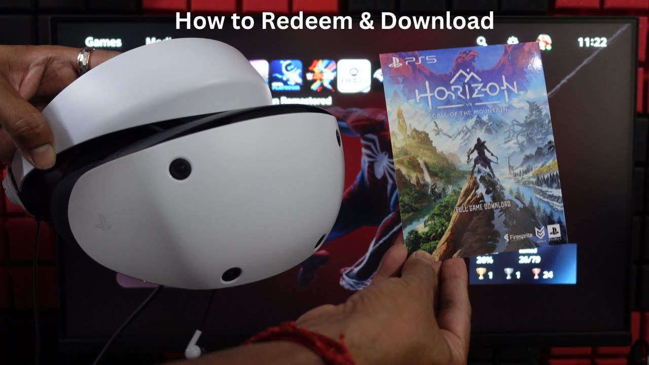 PSVR2 - How to Redeem & Download Horizon VR Call of the Mountain