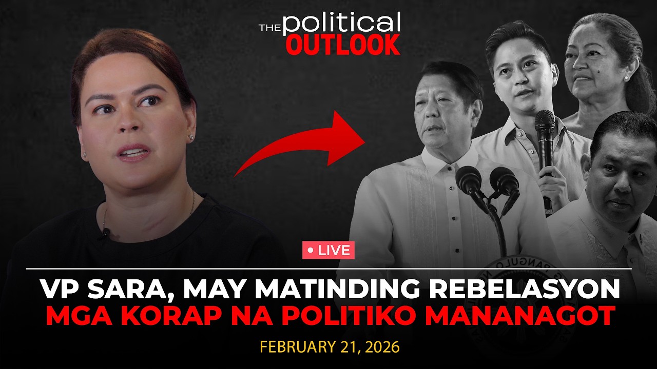 LIVE: VP Sara, may matinding rebelasyon | Mga korap na politiko mananagot.