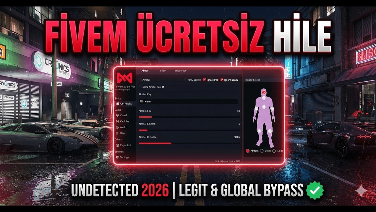 FİVEM ÜCRETSİZ HİLE 2026! 🏆 | %100 UNDETECTED & GLOBAL BYPASS (ZUGRA FREE) 🔥