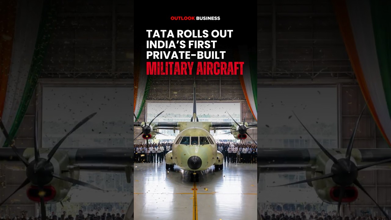 Tata Rolls Out India&rsquo;s First Private-Built Military Aircraft