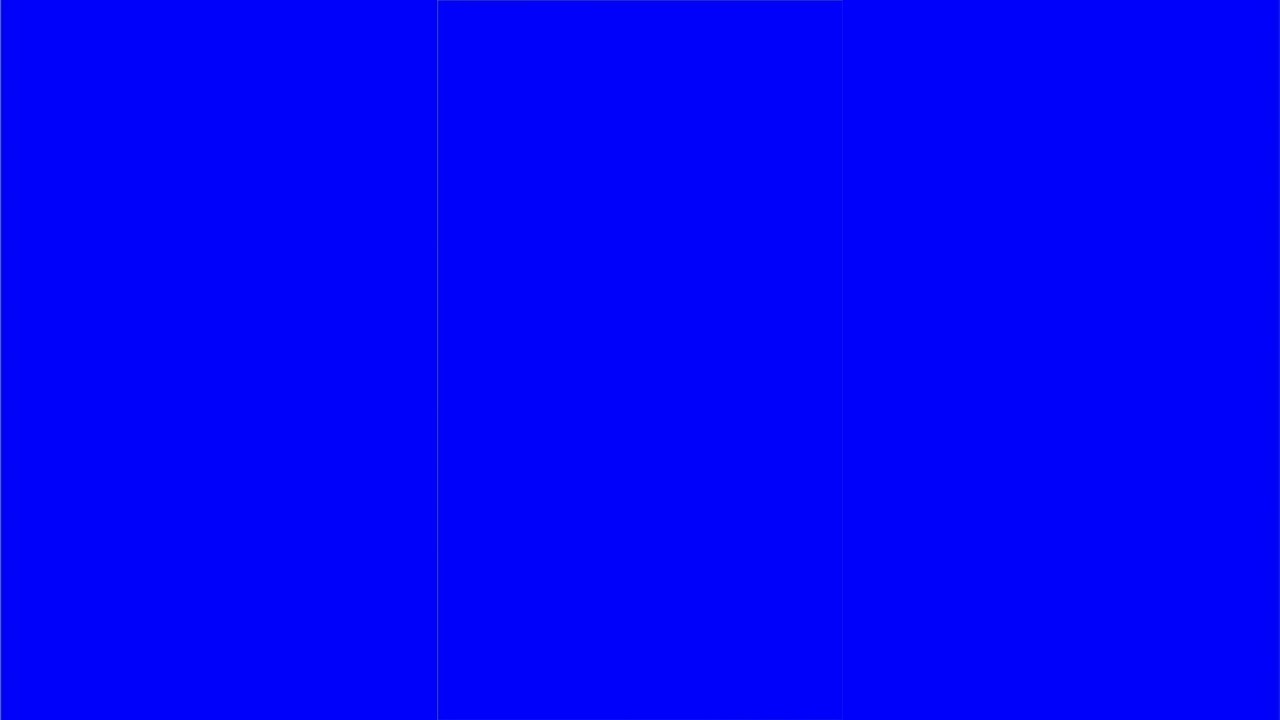 Blue Screen &ndash; 10 minutes &ndash; Pure Blue Background