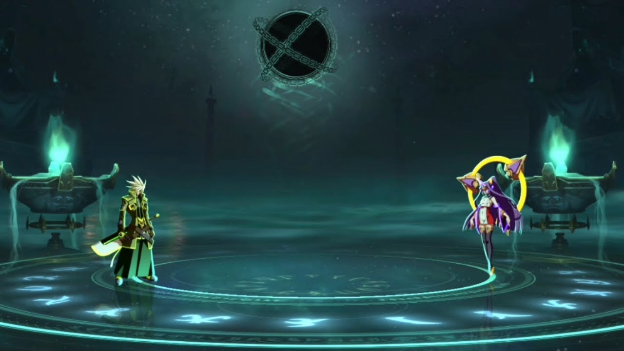 Ragna vs Reki, Take-Mikazuchi & Izanami [BlazBlue Entropy: Effect X]