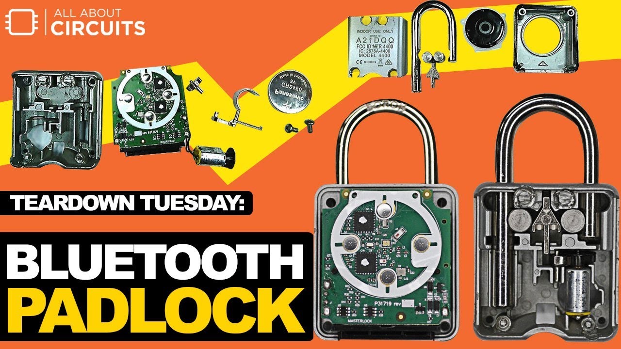 Teardown Tuesday: Bluetooth Master Lock 4400D BlueTooth Padlock