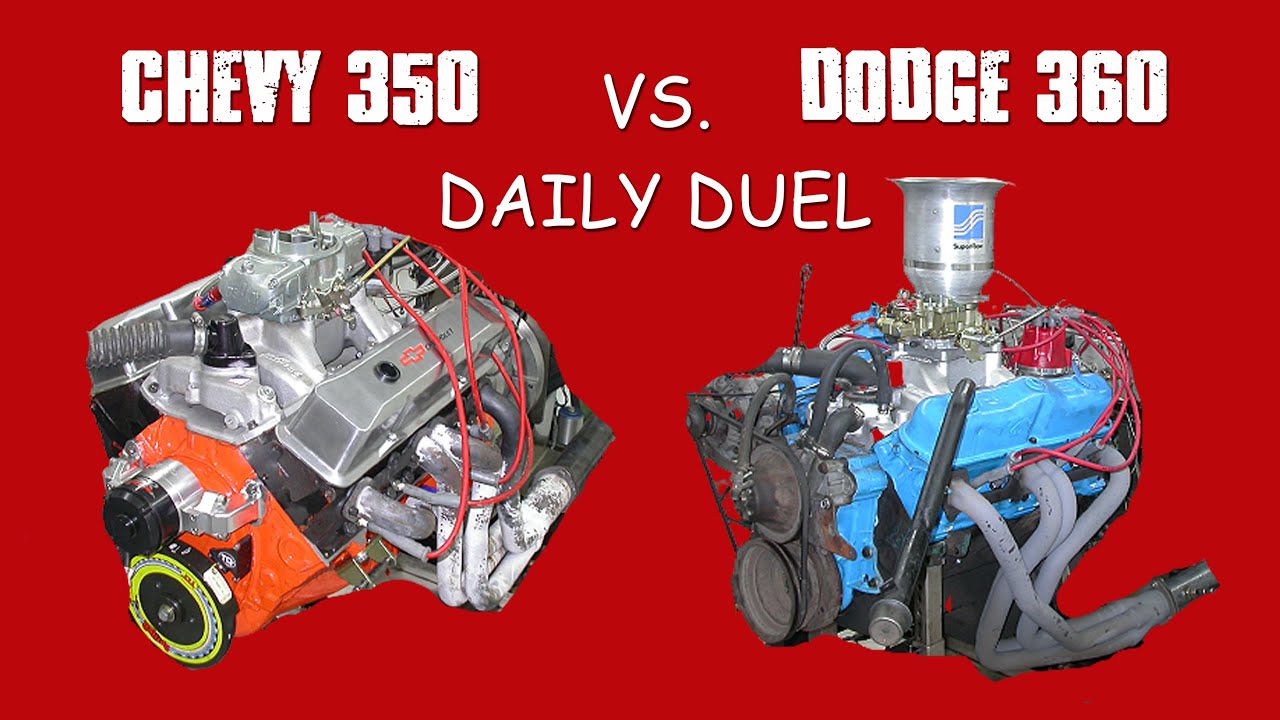 CHEVY 350 VS DODGE 360-BATTLE OF THE DAILY DRIVERS!