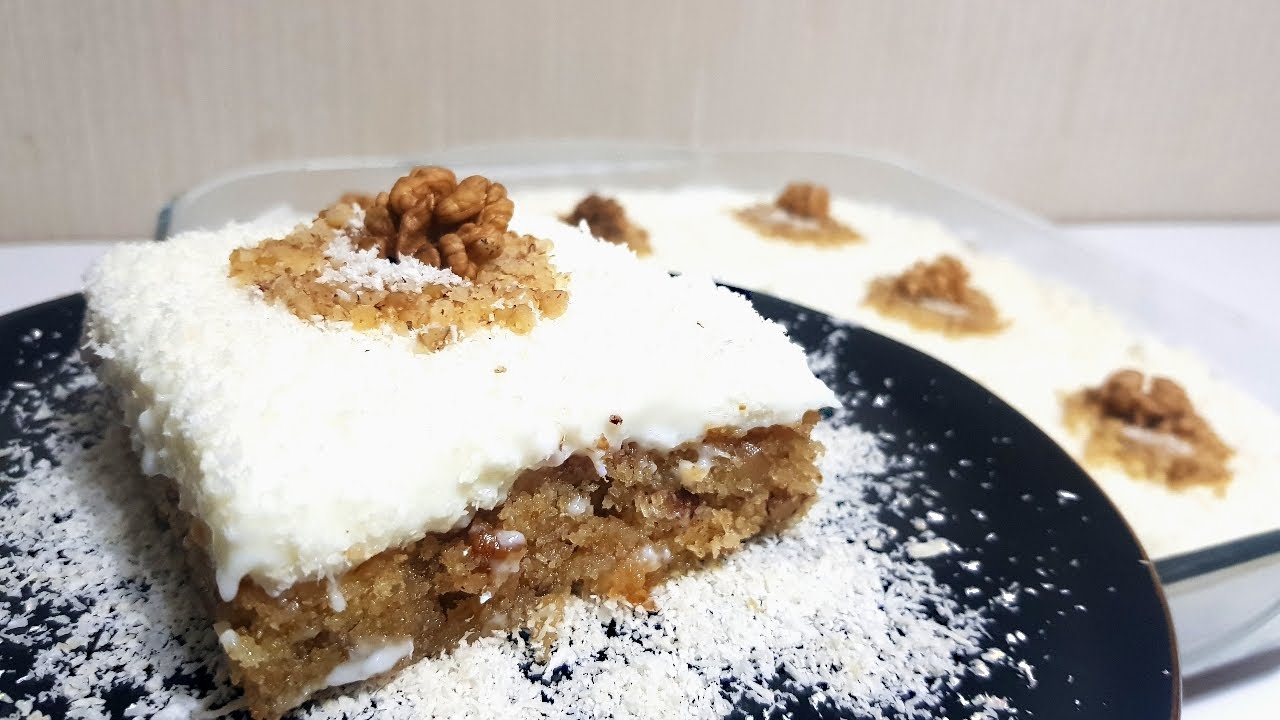 KIPAR KOLAČ/JEDNOSTAVAN UKUSAN KOLAČ SA MALO SASTOJAKA/BIR DEFA YIYEN TADINI UNUTMAZ HARİKA LEZZET