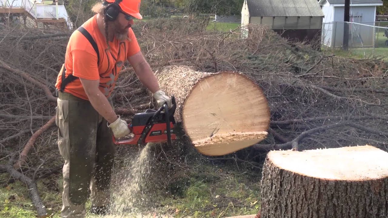 Masterminded Jonsered 2188 in white spruce