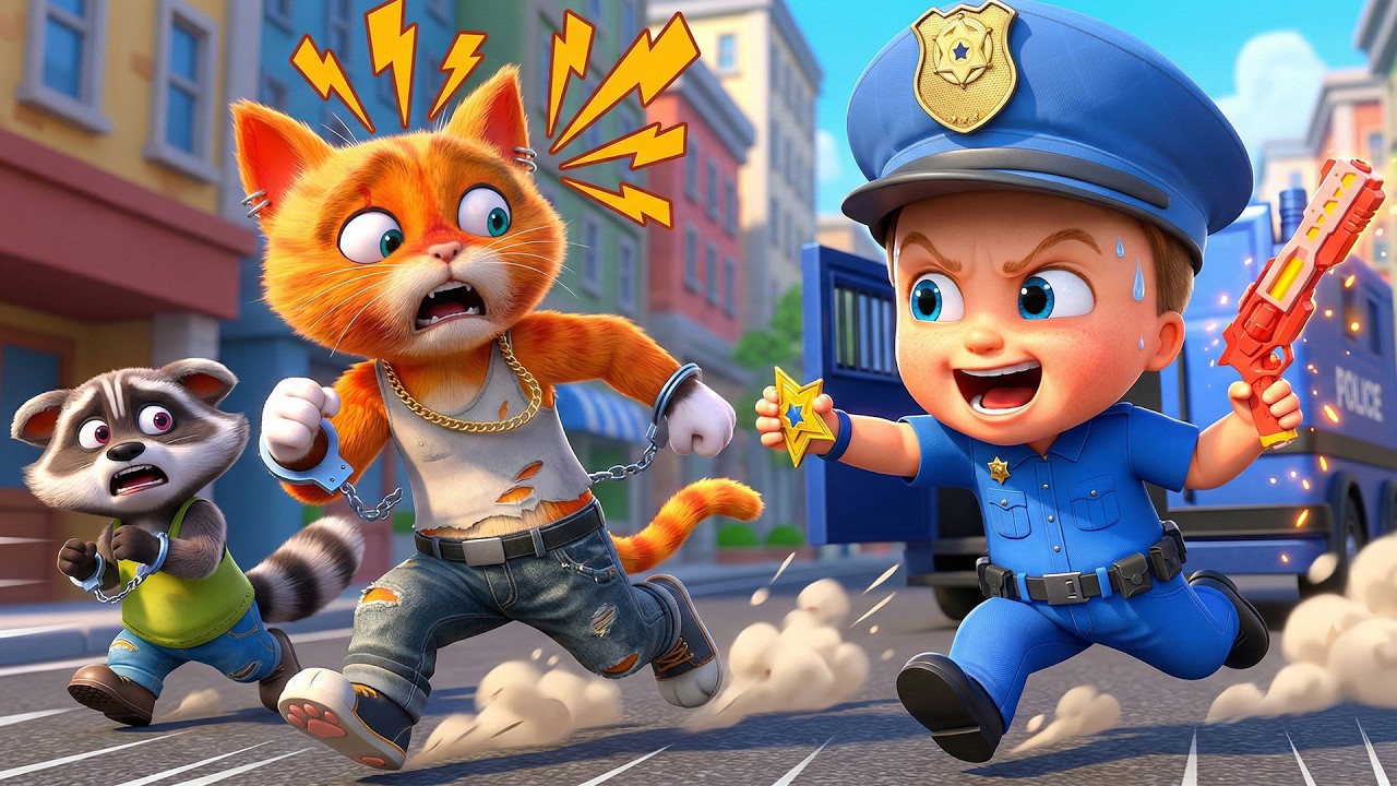 Super Robot Rescue Adventure 🤖🔥 Brave Heroes Save the City | 3D Cartoon for Toddlers Kids Story