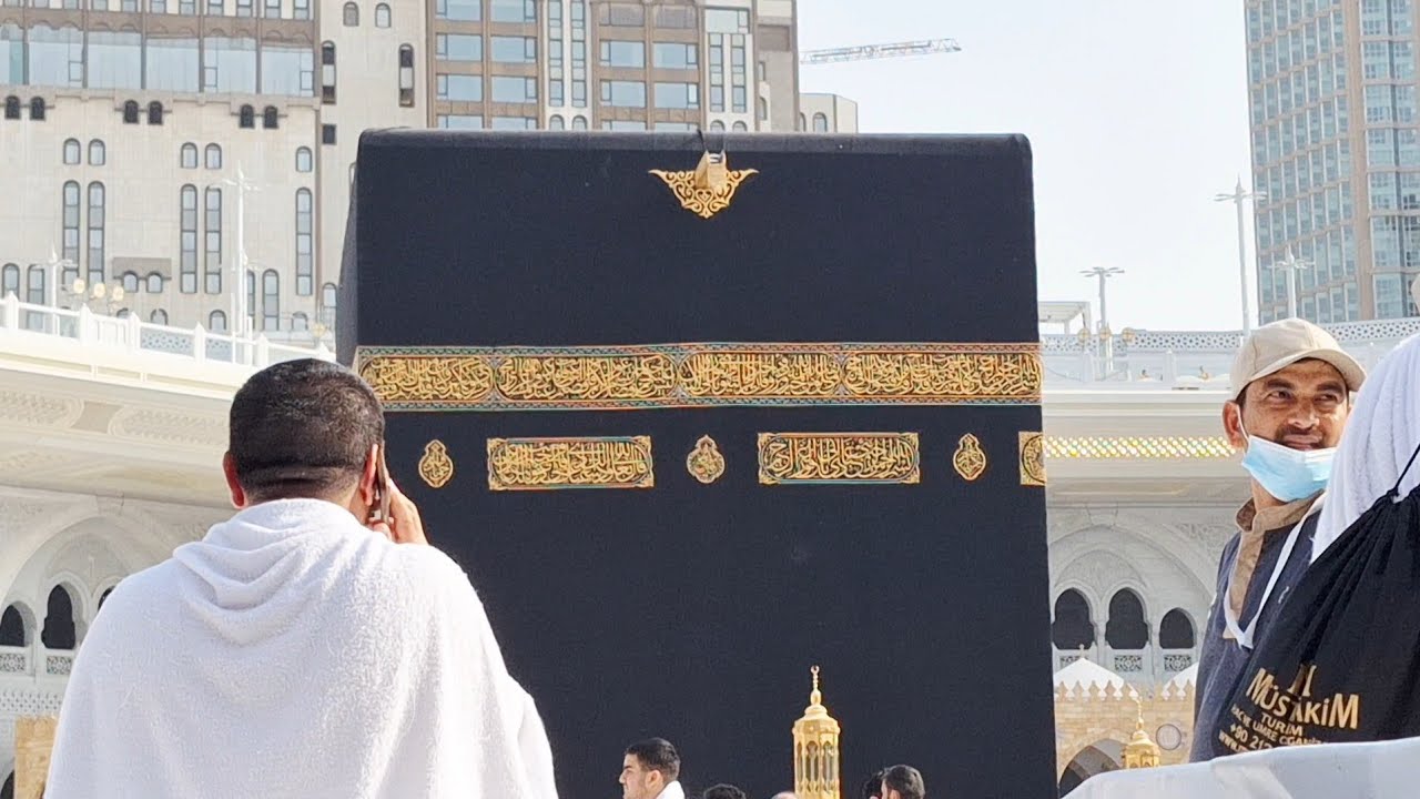 مباشر من المسجد الحرام🥰من أمام الكعبة😍دعواتكم