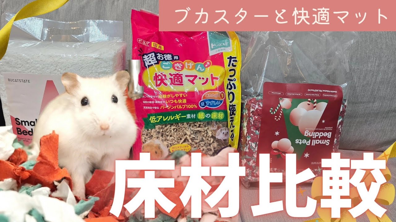 BUCATSTATE（ブカスター）の床材を2週間使って、ごきげん快適マットと比較してみました