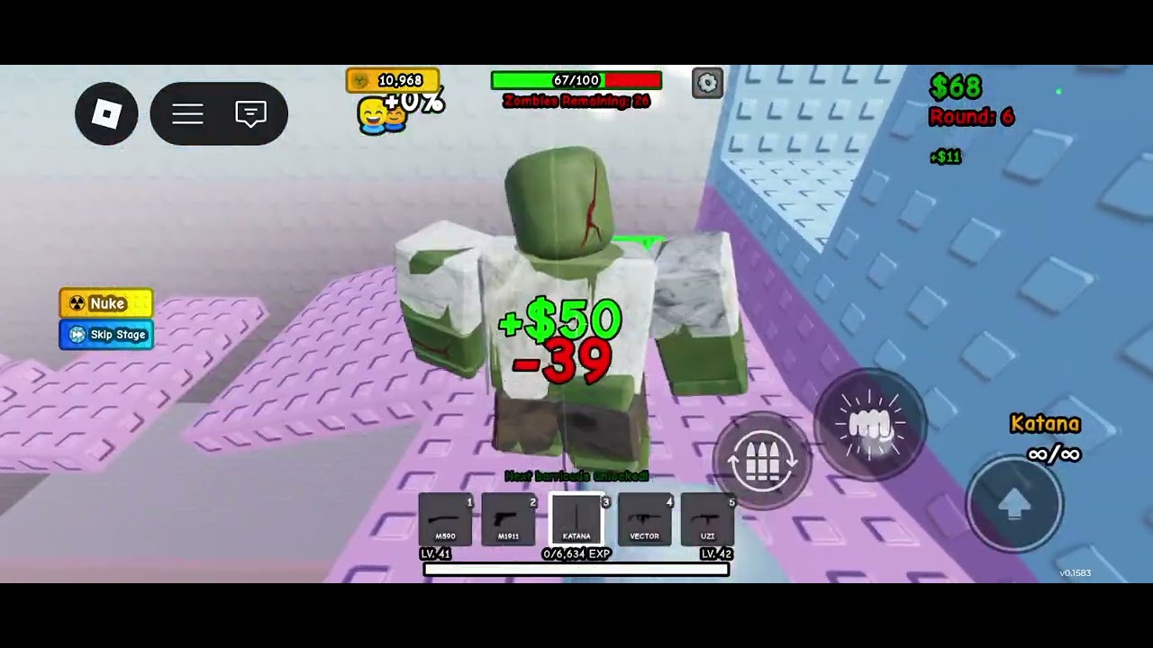 i play tower of zombies hard mode su
