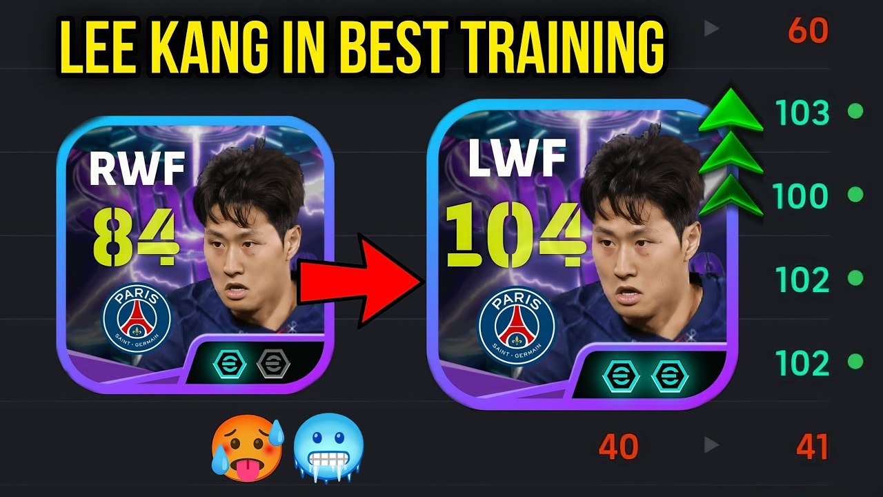 How to train Showtime Lee Kang In in eFootball 2026 | Lee Kang In Best Training Guide in Pes2026