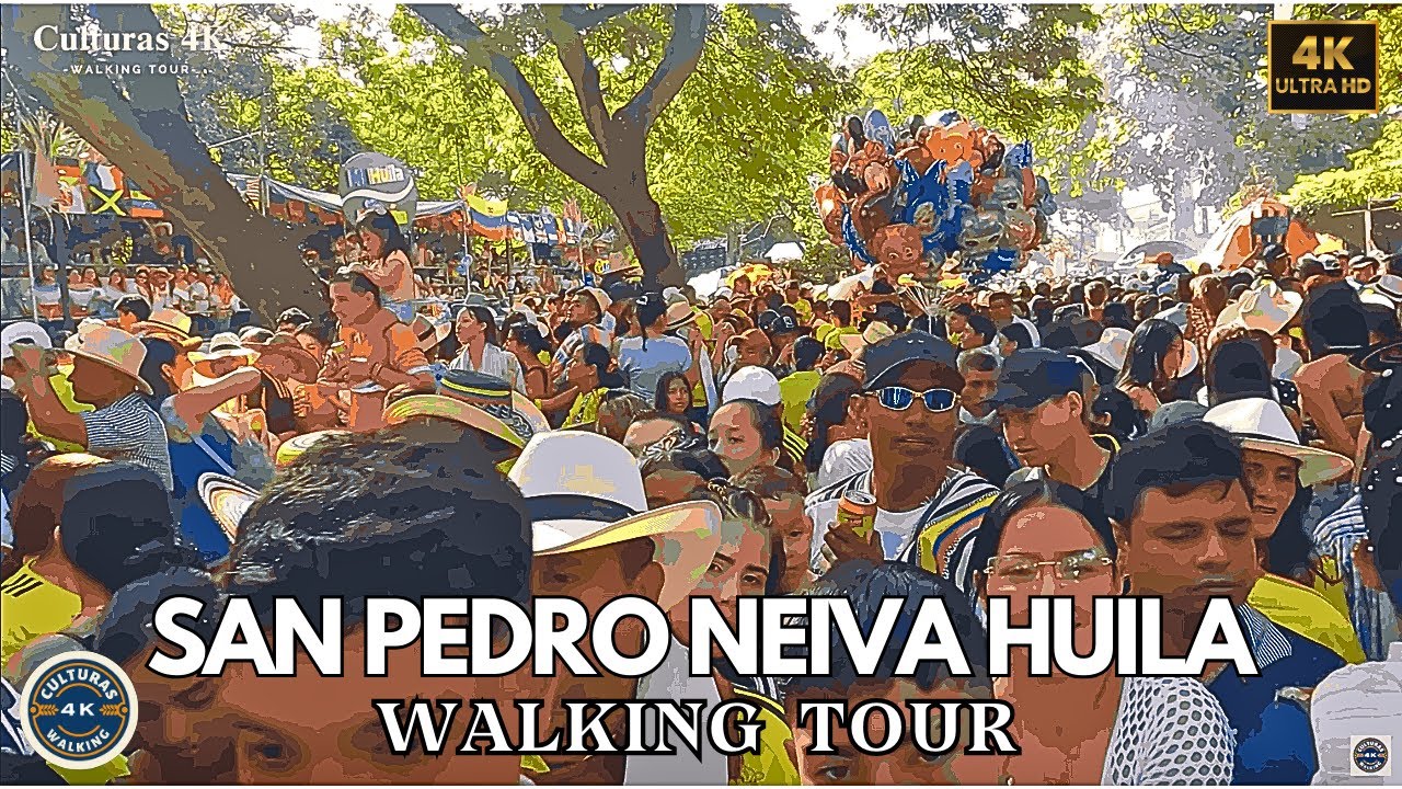 IMPRESIONANTE Multitud Fiestas del San Pedro [ Neiva Huila ] Culturas4K