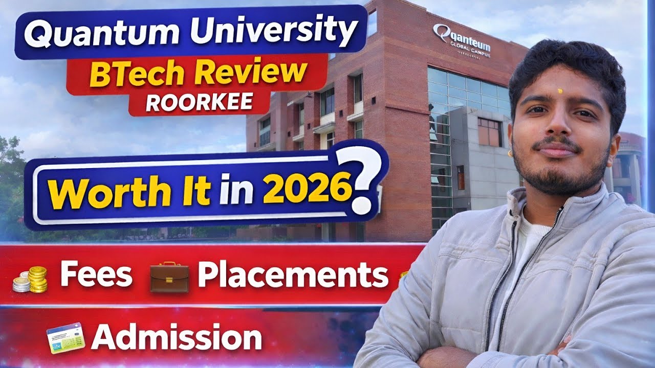 Quantum University Btech 📚 Roorkee | College Review 2026 | Fees, Placements,Hostel & Admission 