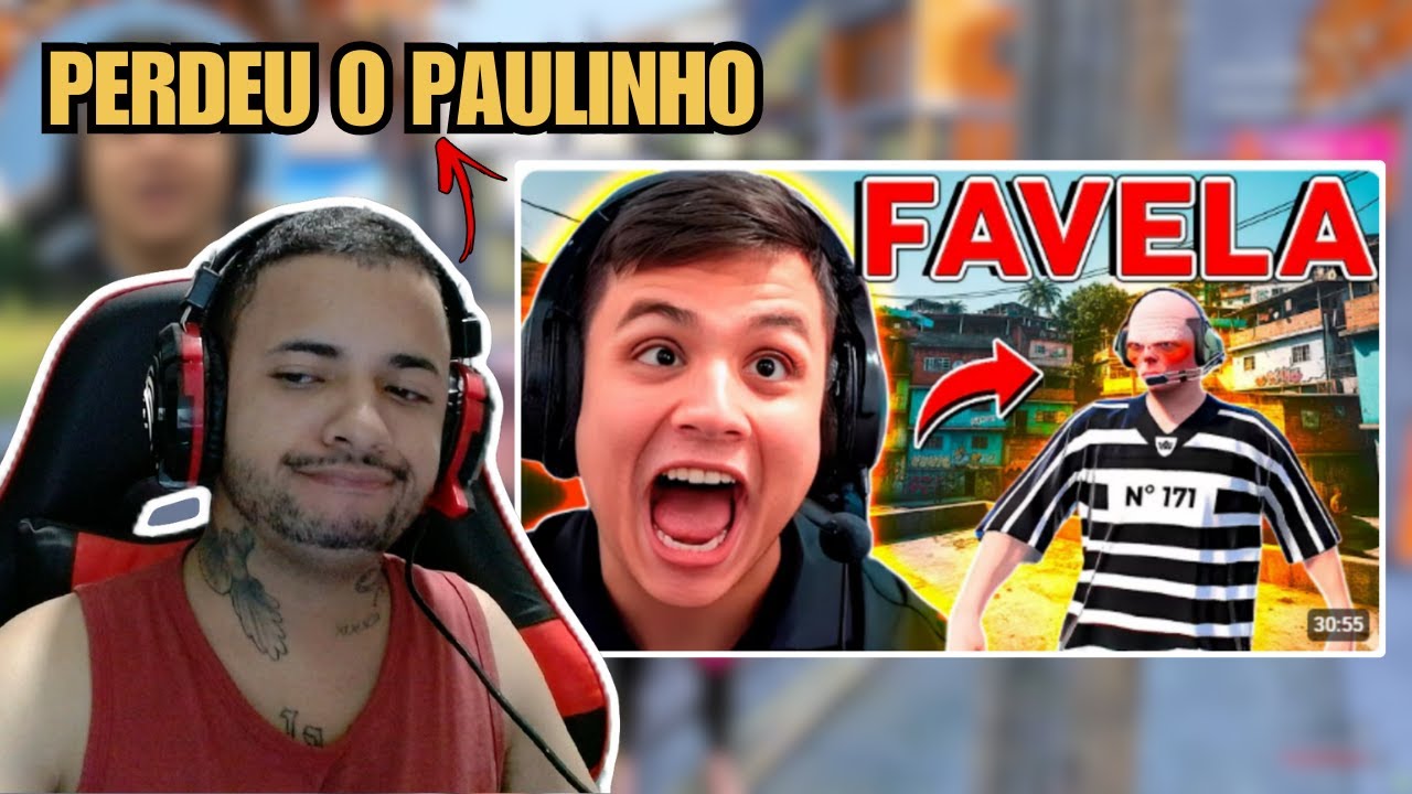 React  - ABRI MINHA FAVELA no GTA RP (Paulinho o LOKO)