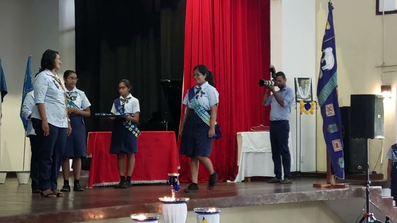President Girl Guide awarding ceremony
