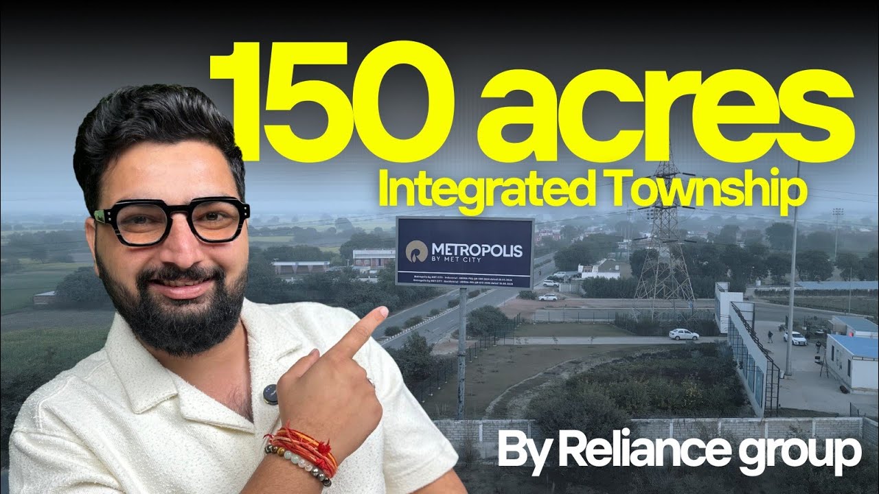 Reliance MET City Launches METROPOLIS | DDJAY Residential Plots ₹99,000 | Gurgaon’s Next Mega Hub