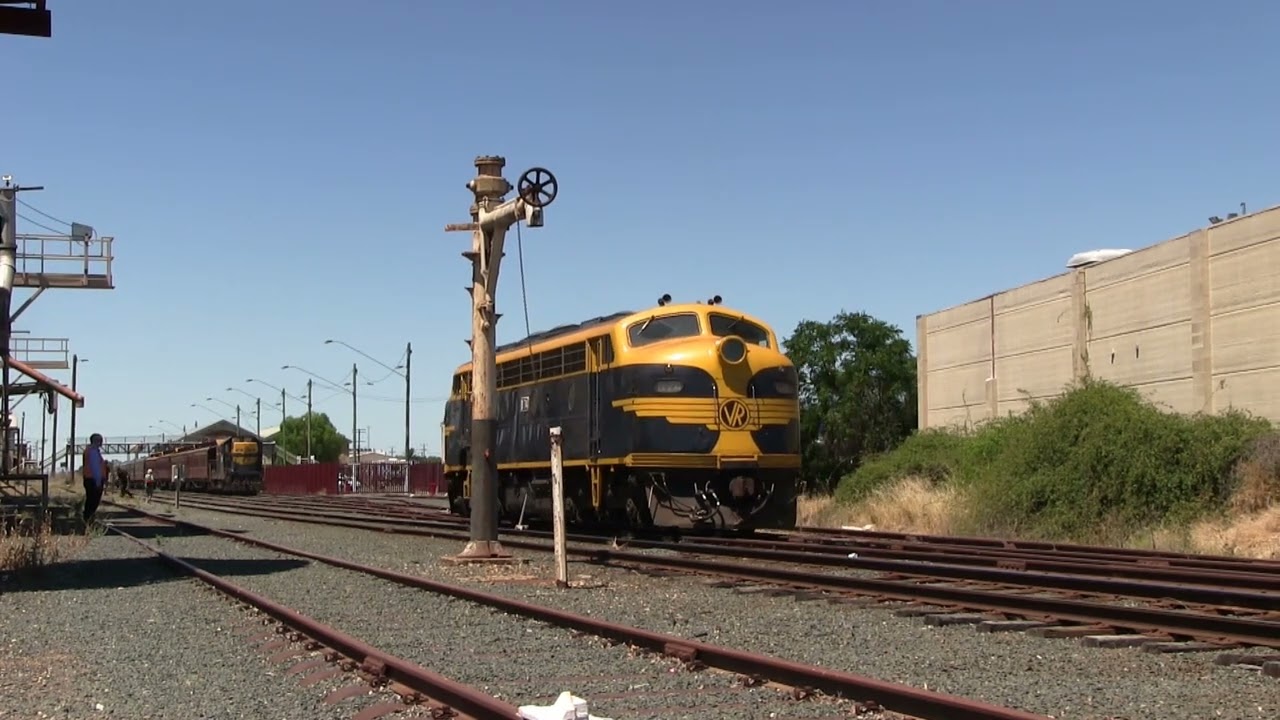 SRHC heritage train on the Echuca to Toolamba line