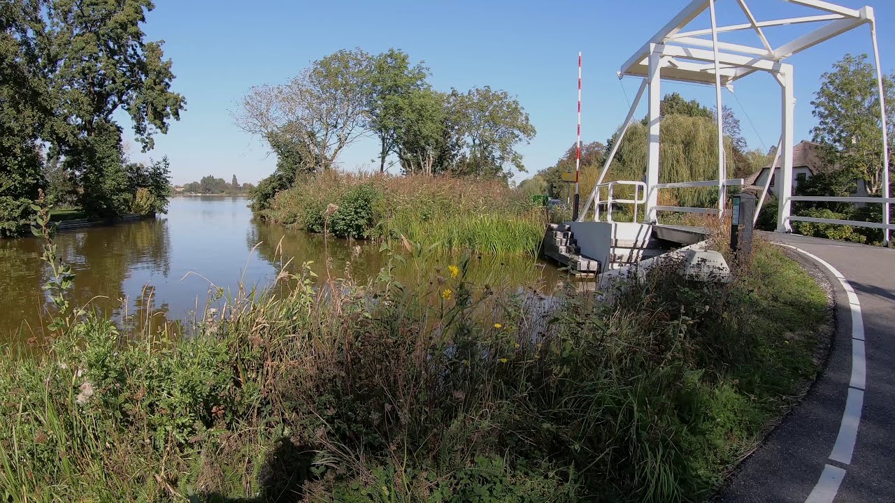 Fietsen in het reeuwijkse plassen gebied, september 2020.