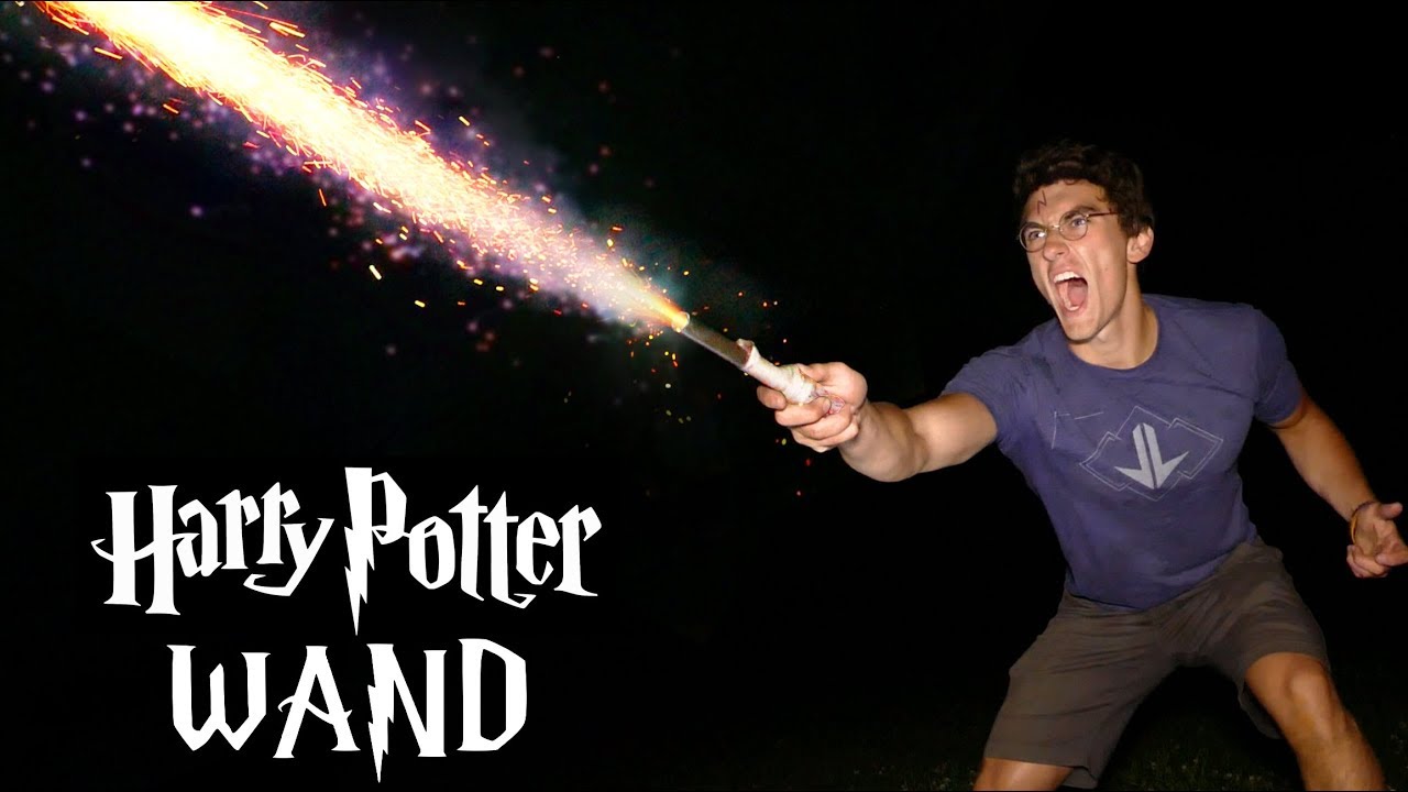 Make a Working HARRY POTTER Wand! - Cast Spells Over 100 FEET!!! (Super Simple, V2)