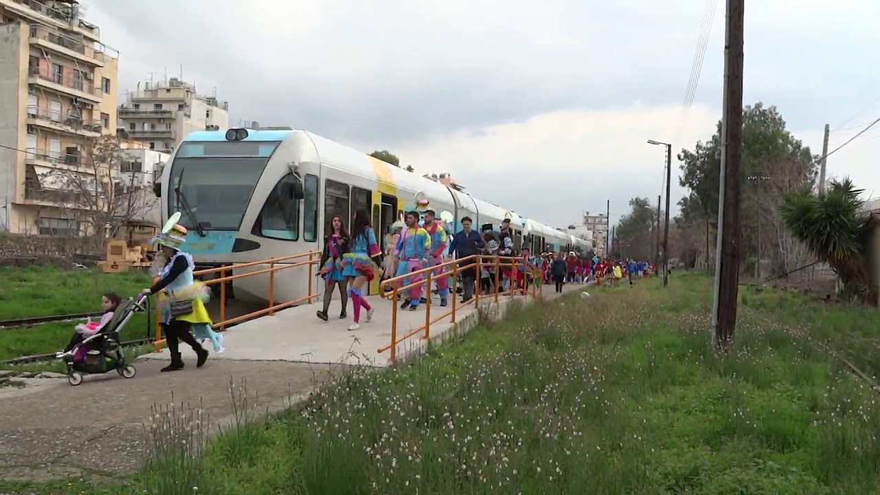 Patras Suburban Railway in Agios Andreas Station