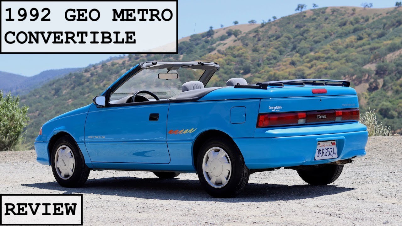 1992 Geo Metro Convertible Review: Too Underperforming to be Fun?
